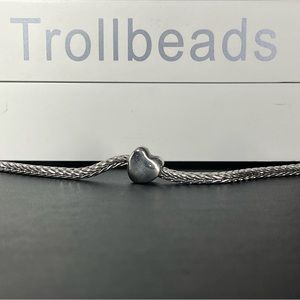 Trollbeads Retired Heart, Silver- 11310